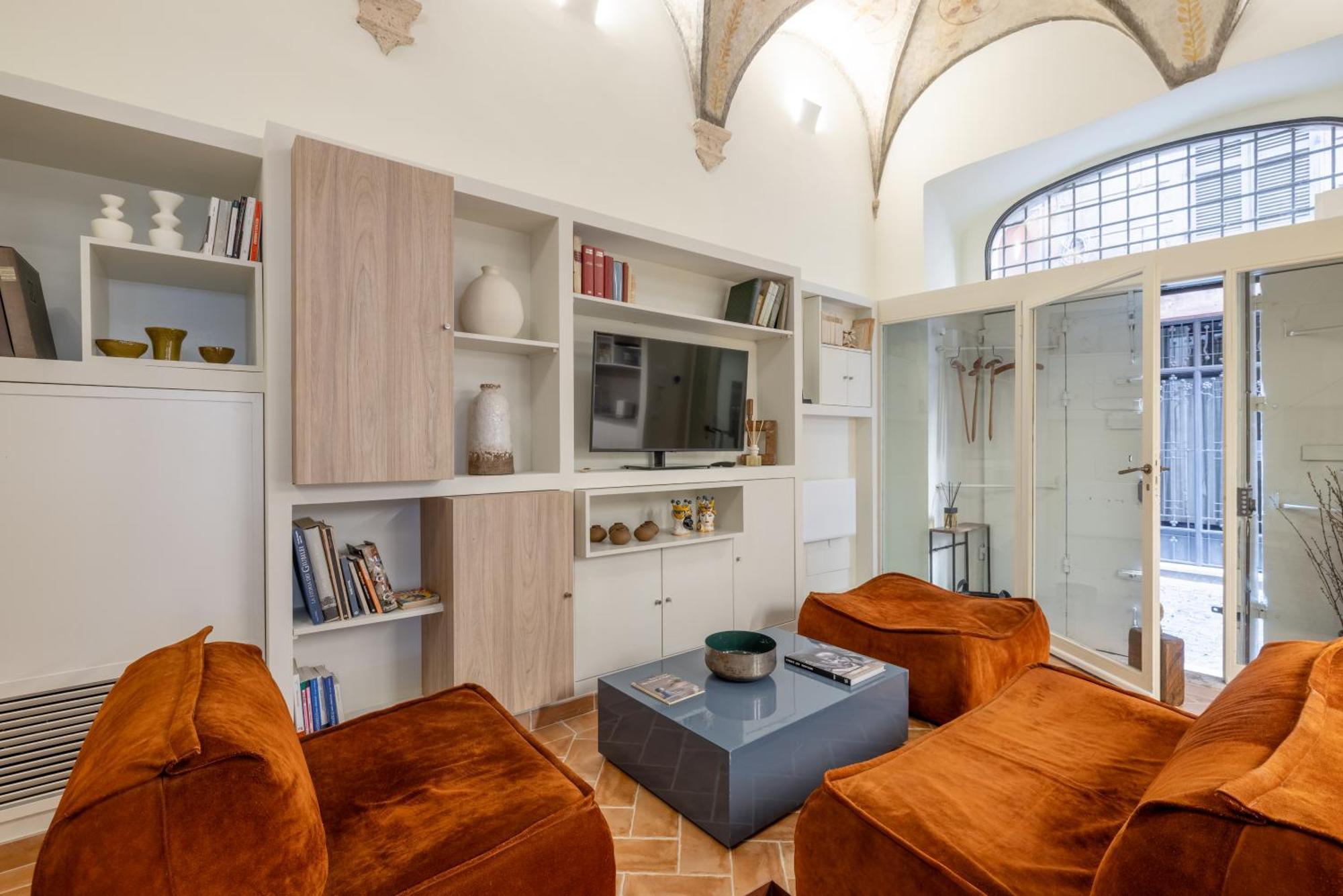 Navona - With Autentic 1500 Fresco Appartement Rome